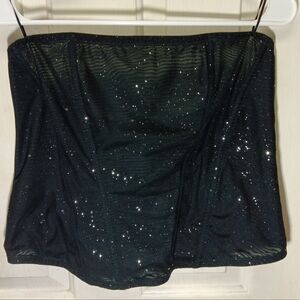 Auden Black Mesh Corset BNWT